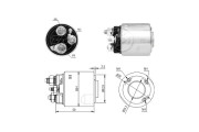 227176 Elektromagnetický spínač, startér ERA