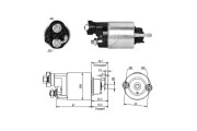 227192 ERA elektromagnetický spínač pre żtartér 227192 ERA