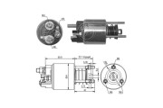 227281 ERA elektromagnetický spínač pre żtartér 227281 ERA