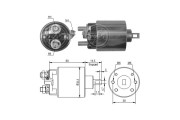 227299 ERA elektromagnetický spínač pre żtartér 227299 ERA