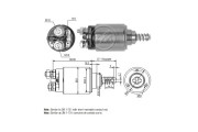 227447 ERA elektromagnetický spínač pre żtartér 227447 ERA