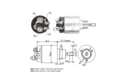 227502 ERA elektromagnetický spínač pre żtartér 227502 ERA