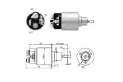 227526 ERA elektromagnetický spínač pre żtartér 227526 ERA