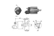 227547 ERA elektromagnetický spínač pre żtartér 227547 ERA