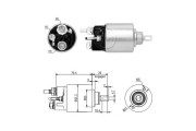 227569 Elektromagnetický spínač, startér ERA