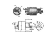 227582 Elektromagnetický spínač, startér ERA