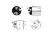 227601 ERA elektromagnetický spínač pre żtartér 227601 ERA