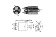 227660 ERA elektromagnetický spínač pre żtartér 227660 ERA