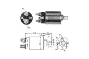 227665 ERA elektromagnetický spínač pre żtartér 227665 ERA