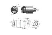 227671 ERA elektromagnetický spínač pre żtartér 227671 ERA