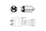 227752 ERA elektromagnetický spínač pre żtartér 227752 ERA