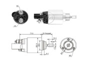 227812 ERA elektromagnetický spínač pre żtartér 227812 ERA