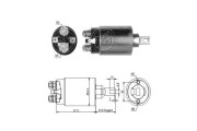 227846 Elektromagnetický spínač, startér ERA