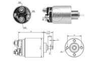 227942 ERA elektromagnetický spínač pre żtartér 227942 ERA