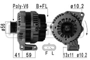 210938 generátor ERA