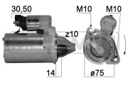 220780 Startér OEM ERA