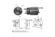 227390 Elektromagnetický spínač, startér OEM ERA