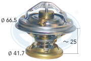 350128 Termostat, chladivo OEM ERA