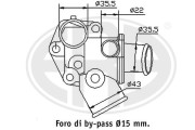 350261 Termostat, chladivo ERA
