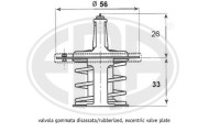 350280 Termostat, chladivo OEM ERA