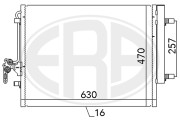 667116 Kondenzátor, klimatizace ERA