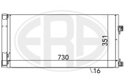 667133 Kondenzátor, klimatizace ERA