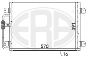 667143 Kondenzátor, klimatizace ERA