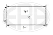 667194 Kondenzátor, klimatizace ERA