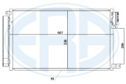 667246 Kondenzátor, klimatizace ERA