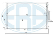 667270 Kondenzátor, klimatizace ERA