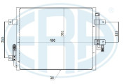 667285 Kondenzátor, klimatizace ERA