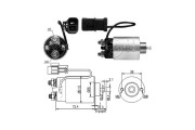 ZM1792 ERA elektromagnetický spínač pre żtartér ZM1792 ERA