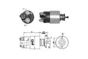 ZM2391 ERA elektromagnetický spínač pre żtartér ZM2391 ERA