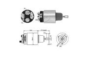 ZM2475 ERA elektromagnetický spínač pre żtartér ZM2475 ERA