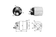ZM2494 Elektromagnetický spínač, startér ERA