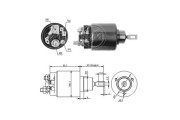 ZM2571 ERA elektromagnetický spínač pre żtartér ZM2571 ERA