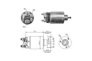 ZM2860 ERA elektromagnetický spínač pre żtartér ZM2860 ERA