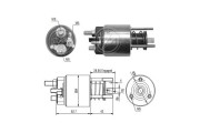 ZM3395 ERA elektromagnetický spínač pre żtartér ZM3395 ERA