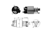ZM397 ERA elektromagnetický spínač pre żtartér ZM397 ERA
