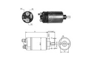 ZM526 ERA elektromagnetický spínač pre żtartér ZM526 ERA