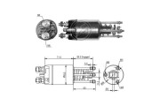 ZM5651 ERA elektromagnetický spínač pre żtartér ZM5651 ERA