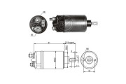 ZM621 ERA elektromagnetický spínač pre żtartér ZM621 ERA
