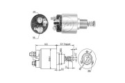 ZM676 ERA elektromagnetický spínač pre żtartér ZM676 ERA