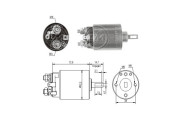 ZM787 ERA elektromagnetický spínač pre żtartér ZM787 ERA