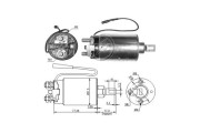 ZM796 ERA elektromagnetický spínač pre żtartér ZM796 ERA