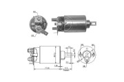 ZM797 ERA elektromagnetický spínač pre żtartér ZM797 ERA