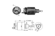 ZM976 ERA elektromagnetický spínač pre żtartér ZM976 ERA