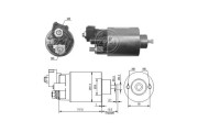 ZM994 ERA elektromagnetický spínač pre żtartér ZM994 ERA