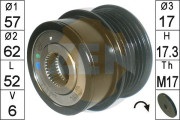 ZN6015 Předstihová spojka De-coupler alternator pulley ERA