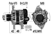 209126 generátor OEM ERA